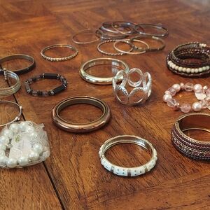 Elegant Multi-Color Bangle Set
